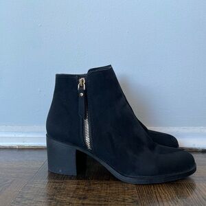H&M Black Ankle Boots with Zipper